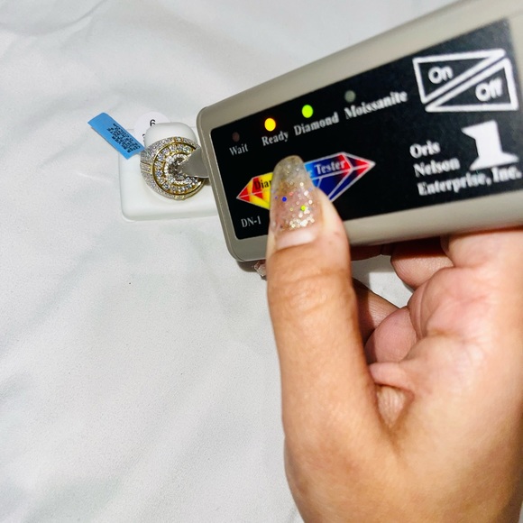 VS D Clarity GRA Certified Mens Iced out Ring 14k Gold Vermeil Lab Grown Diamond - Picture 10 of 13